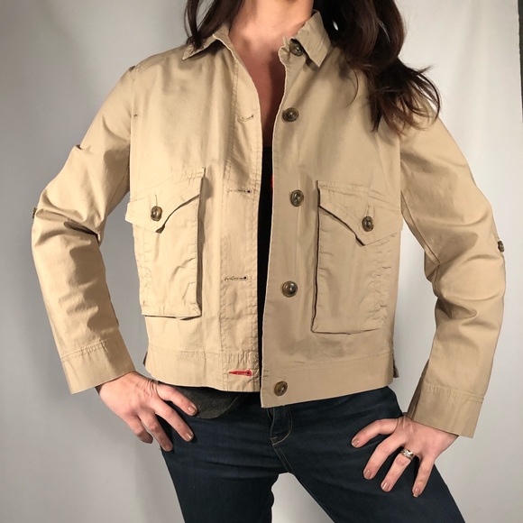 Tommy hilfiger khaki jacket women's Clearance